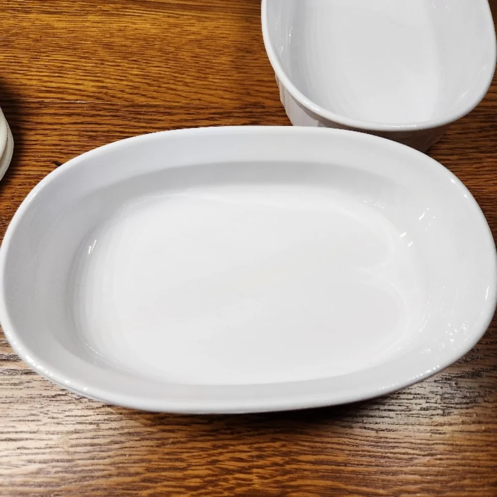 Corningware French White Casserole set of 2
